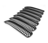 Rejillas Frontales de Radiador 7 Uds. Rejilla De Malla Para Parachoques Delantero De Coche Para Jeep Para Wrangler TJ 1997 1998 1999 2000 2001 2002 2003 2004 2005 2006 Rejillas Rejilla De VentilacióN