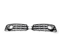 Rejillas Frontales De Radiador Para A3 8P Para S-Line 2009 2010 2011 2012 Cubierta Rejilla Luz Antiniebla Delantera Coche Rejilla Luz Antiniebla Coche Rejilla Marco(Chrome Color)