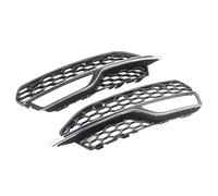 Rejillas Frontales De Radiador Para A3 Para S-Line Para S3 2013-2016 8V3807681G 8V3807682G Negro 2 Piezas Cubierta Rejilla Luz Antiniebla Parachoques Delantero Coche Rejilla Marco(B)