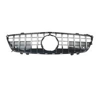 Rejillas Frontales De Radiador Para Benz Para R231 Para Clase SL Para SL550 500 450 2017-2020 Para GT Grille Vertical Front Racing Facelift Grilles Coche Rejilla Marco(Chrome black12-16)