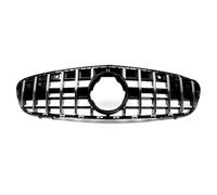 Rejillas Frontales De Radiador Para Benz Para R231 Para Clase SL Para SL550 500 450 2017-2020 Para GT Grille Vertical Front Racing Facelift Grilles Coche Rejilla Marco(Chrome black17-20)
