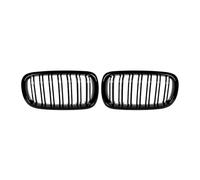 Rejillas Frontales De Radiador Para F15 Para F16 Para X5 Para X6 Para F85 Para F86 2014-2018 Parachoques Delantero Coche Rejilla Carreras Doble Listón Negro Brillante Coche Rejilla Marco