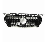 Rejillas frontales de radiador Para Mercedes Para Benz C190 R190 Para AMG GT S 2015-2016 Coupe Parrilla Delantera 2 Puertas Carreras Parachoques Superior Capó Rejilla Malla Rejillas Frontales(Negro)