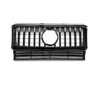 Rejillas frontales de radiador Para Mercedes Para Benz Clase G W463 G500 G550 G63 G65 G55 Para AMG 1990-2018 Para GT R Estilo Parrilla Entrada Delantera Parachoques Tuning Parrilla Delantera(Negro)