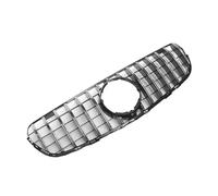 Rejillas frontales de radiador Para Mercedes Para Benz X253 GLC-Class GLC350 GLC300 GLC250 GLC43 2016 2017-2019 Capó De Parrilla Delantera Central Rejilla Facelift Estilo GT Parrilla Delantera(Plata)