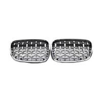 Rejillas Frontales De Radiador Para Serie 1 Para F20 Para M140i 118d Para F21 2012-2014 Accesorios Parrilla Delantera Parrillas Parrilla Delantera Coche Coche Rejilla Marco(Silver)