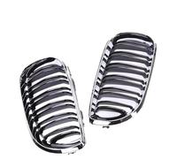 Rejillas Frontales De Radiador Parrilla Carreras Doble Lama Negra Brillante Para Serie 3 Para E46 4 Puertas Restyling 2002-2006 51137030545 511370305456 Coche Rejilla Marco