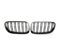 Rejillas frontales de radiador Parrilla De Doble Listón Frontal Riñón Negro Brillante Estilo Coche 2 Uds Para E92 E93 Serie 3 328I 335I Coupe LCI 2010-2013 Parrillas delanteras