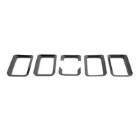 Rejillas frontales de radiador Parrilla Delantera Coche Con Cubierta Insertada Para Suzuki Para Jimny JB64 JB74 2019 2020 2021 2022 2023 Exteriores ABS Para Parrillas Carreras Parrillas delanteras