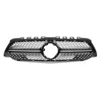 Rejillas frontales de radiador Parrilla Delantera GT Diamond Racing Para Mercedes W177 Para Benz A O A35 2019 2020 2021 2022 Compatible Con A250 A200 A180 A220 Parrillas delanteras(Diamond Black)