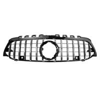 Rejillas frontales de radiador Parrilla Delantera GT Diamond Racing Para Mercedes W177 Para Benz A O A35 2019 2020 2021 2022 Compatible Con A250 A200 A180 A220 Parrillas delanteras(GT Silvery)