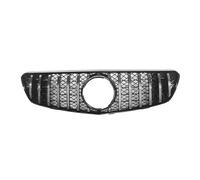 Rejillas frontales de radiador Parrilla Delantera Para Mercedes Para Benz Clase R W250 R320 R350 R500 R550 2005 2006 2007 2008 2009 2010 ABS Tuning Grills Body Kits Rejillas Frontales(Plata)