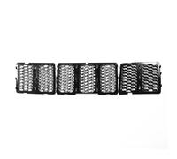 Rejillas frontales de radiador Parrillas De Carreras Para Jeep Para Grand Cherokee 2014-2016, Inserto Frontal Coche Rejilla Malla Nido Abeja Cubierta Decorativa Parrilla Delantera(Negro)