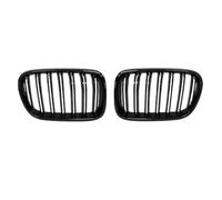 Rejillas Frontales De Radiador Reemplazo Parachoques Carreras Para X3 Para F25 2010 2011 2012 2013 1 Par Rejillas Delanteras Negro Mate Brillante Coche Rejilla Marco(Gloss Black)