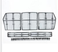 Rejillas frontales de radiador Rejilla de Coche de Malla protectora contra insectos para rejilla delantera de coche, compatible con Toyota Land Cruiser 200, LC200, FJ200 (2013-2019)(2016-2019)