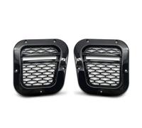 Rejillas frontales de radiador Rejilla de Coche de Rejilla de ventilación lateral para guardabarros, compatible con Land Rover Defender 2004, 2005, 2006, 2007-2019.