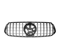Rejillas frontales de radiador Rejilla De Parachoques Delantero Ajuste Malla Media, Kit Carrocería Para Mercedes Para Benz GLE W167 2020-2023 GT Diamond Style Parrilla Delantera(GT Silvery)