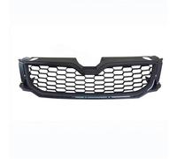 Rejillas frontales de radiador Rejilla De Radiador Para Skoda Para Octavia 2015-2017 Frontal Estilo Panal Modificación Negra Brillante Protector Radiador(Negro)