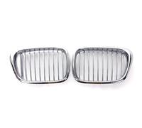 Rejillas frontales de radiador Rejilla Delantera Cromada Para Coche, Parrilla Para Serie 5 E39 525i 528i Sedan 1997-2003 Para Capó Parrilla Delantera