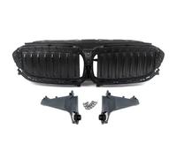 Rejillas frontales de radiador Rejilla Delantera Del Radiador Con Obturador Aire Activo Compatible Para Serie 5 G30 G31 G38 2017-2020 Sin Motor Color Negro 51747497279 Parrillas delanteras