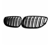 Rejillas frontales de radiador Rejilla Frontal Negra Brillante Para Parrilla Capó De Malla Doble Línea Para 5 Series E60 Para M5 E61 520i 545i 550i 535i 2003-2010 Parrillas delanteras