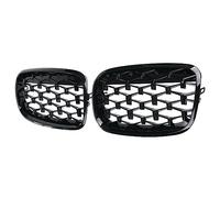 Rejillas Frontales Diamante Coche Asa A Parrilla Parrilla Delantera Malla Cromo Parrilla Riñón para 2007-2013 Decorativa