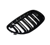 Rejillas Frontales, Parrilla Delantera Coche Frontal Ridney Grilles Racing Grill Uso Adecuado para BMW E60 E61 5 Serie M5 520I 535I 550I 2004-2009 Línea Dual Doble Slat Auto Styling