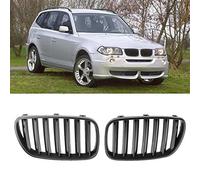 Rejillas Frontales,Parrilla Delantera Negro Mate Tope Delantero del riñón Parrilla Uso Apto para BMW X3