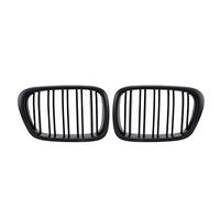 Rejillas Frontales, Parrilla Delantera Parachoques delantero Ridney Grille Dual Slat Grilles uso adecuado para BMW 5 Serie E39 M5 1997-2003, Pieza de reemplazo de accesorios for automóviles(Car Grille