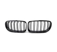 Rejillas Frontales,Parrilla Delantera Parrilla delantera de riñón doble ABS(Double Line Black)