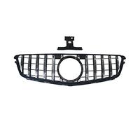 Rejillas Frontales Parrilla Delantera Racing Grill Tuning para Benz Clase C W204 2007-2014 GT para AMG Diamond Facelift Decorativa(GT Chrome)