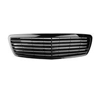 Rejillas Frontales Parrilla Estilo Parrilla Delantera Coche ABS Negro Brillante para Benz W211 E-Class 2002-2006 Decorativa