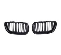 Rejillas Frontales Parrilla Rejilla Riñón Parachoques Delantero para Serie 3 E46 4 Puertas 320i 325i 2002-2005 Decorativa(Dual Glossy)