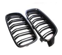 Rejillas Frontales Radiador 1 Par De Rejillas Frontales Negras Brillantes/rejillas Riñón Para Serie 3 F30 F31 F35 2012-2017 Estilo Coche(Negro brillante)