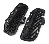 Rejillas Frontales Radiador 2 Uds Parachoques Coche Lámpara Antiniebla Rejilla Faros Antiniebla Protector Parrilla Embellecedor ABS Para Jaguar Para XJ 2016-2021 C2D27003 Rejilla Delantera