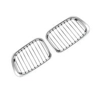 Rejillas Frontales Radiador Cromado Coche Parachoques Delantero Parrilla De Riñón Parrilla De Carreras Lámina Simple para E46 Sedán De 4 Puertas 1998 1999 2000 2001