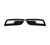 Rejillas Frontales Radiador Para A4 B8.5 2013-2016 Parachoques Delantero Rejilla Inferior Estilo RS4 Cubierta Lámpara Luz Antiniebla Panal(B-Chrome)