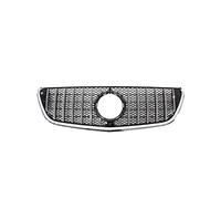 Rejillas Frontales Radiador Para Benz Para VITO W447 2020 2021 Parrilla Delantera Racing Grill Parachoques Delantero Rejilla Malla(Type B Silver)