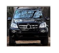 Rejillas Frontales Radiador Para Benz X164 GL-Class 2007 2008 2009 2010 2011 2012 Parachoques Delantero Coche Parrilla Carreras Cubierta Rejilla Billet(2010-2012 Two Fins-g)