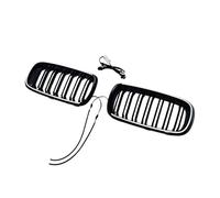 Rejillas frontales radiador Para BMW Para X5 F15 Para X6 F16 2014-2018 Para M Para Deporte Doble Línea Reemplazo Frontal Luz LED Tipo Parrilla Parrillas Parrilla Del Radiadors