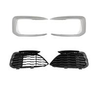 Rejillas frontales radiador Para BMW Serie 1 F20 F21 114d 116d 118d 120d 125d Lci 2015-2018 Luz Antiniebla Parachoques Delantero Cubierta Parrilla Parrilla Del Radiadors(4PCS set)