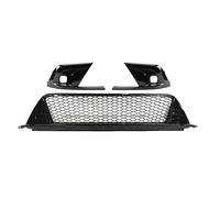 Rejillas Frontales Radiador Para Civic 11th 2022-2024 Rejilla Frontal Negra Parrilla Inferior + Capó Parachoques Lateral Cubierta Lámpara Luz Antiniebla Embellecedor Marco