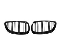 Rejillas Frontales Radiador Para E92 Para E93 Para M3 2006-2009 Parrilla Doble Línea Estilo Coche Rejillas Carreras Pieza Repuesto Parrilla Parachoques Delantero(Gloss Black)