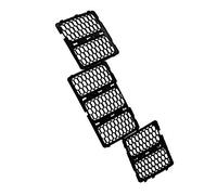 Rejillas Frontales Radiador Para Jeep Para Grand Para Cherokee 2014 2015 2016 Parrilla Delantera Insertos De Rejilla Kit Cubierta Negro/Astilla Rejilla Delantera(Negro)