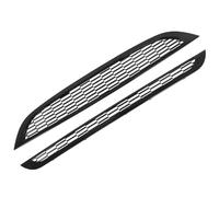 Rejillas Frontales Radiador Para MINI Para One Para R50 R52 Para R53 2002-2006 Cubierta Rejilla Superior E Inferior Parachoques Delantero(Mirada de fibra de carbono)