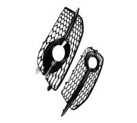 Rejillas Frontales Radiador Para Q3 Para S-LINE 2012-2014 2 Rejillas De Luces Antiniebla Delanteras Cromadas Y Negras 8U0807681DSP9(Negro)