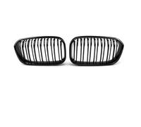 Rejillas Frontales Radiador Para Serie 1 F20 F21 Facelift 2015-2019 Parachoques Delantero Con Impresión Carbono Negro Mate Brillante Rejilla Malla Para Radiador Carreras(Dual GlossBlack)