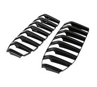Rejillas Frontales Radiador Para Serie 3 2019 2 Uds ABS Coche Capó Delantero Parrilla Cubierta Decorativa Trim Car Styling Auto Racing Rejilla Delantera(Todo negro)