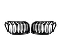 Rejillas Frontales Radiador Para Serie 5 Para F10 Para F11 Para F18 Para M5 Parrillas Parachoques Delantero Doble 2010-2016 Parrilla Ancha Coche Negro Brillante