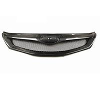 Rejillas Frontales Radiador Para Subaru Para Impreza Para WRX Para STi 2008-2011 Rejilla Frontal Fibra Carbono Real Parachoques Superior Campana Ventilación Malla Rejilla Rejilla Delantera